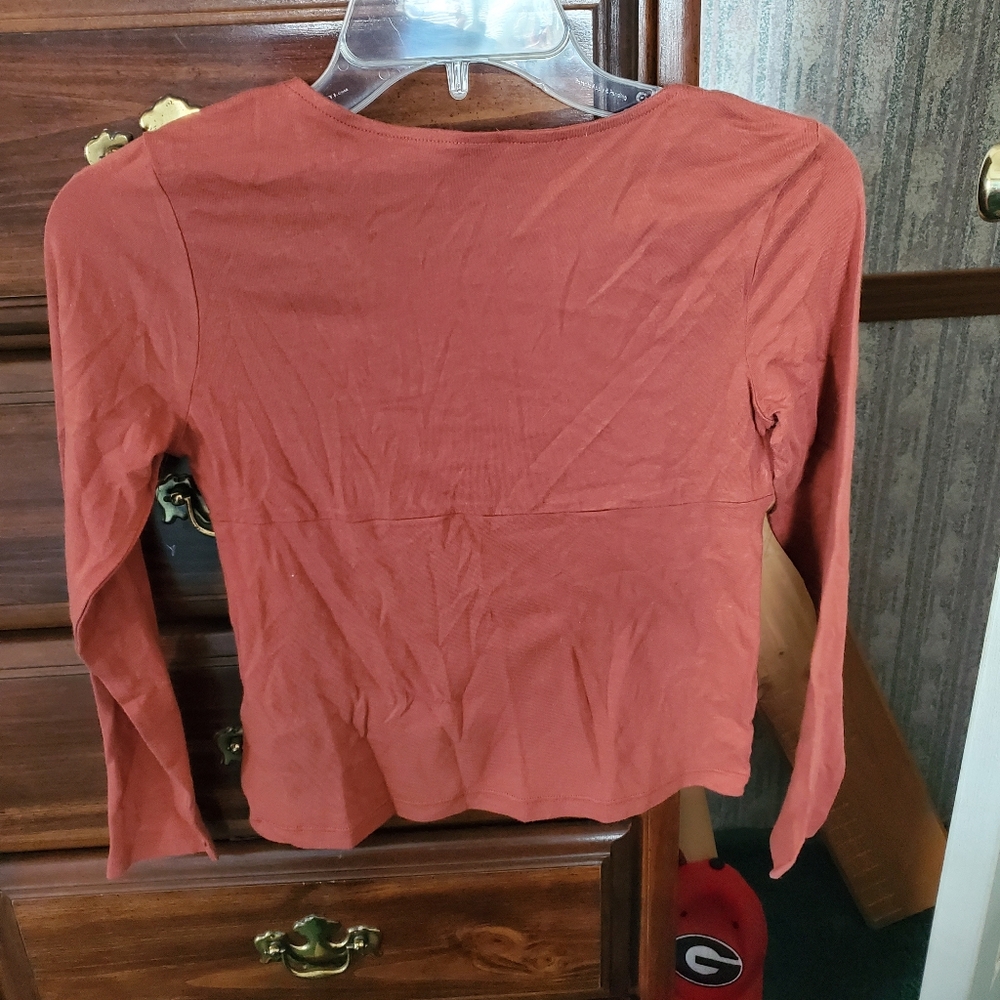 Girl's Rust Top - Picture 3 of 3